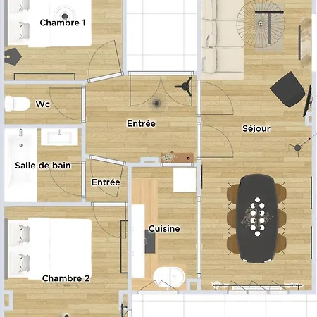 شقة Charming Through-apartment Renovated And Equipped! *